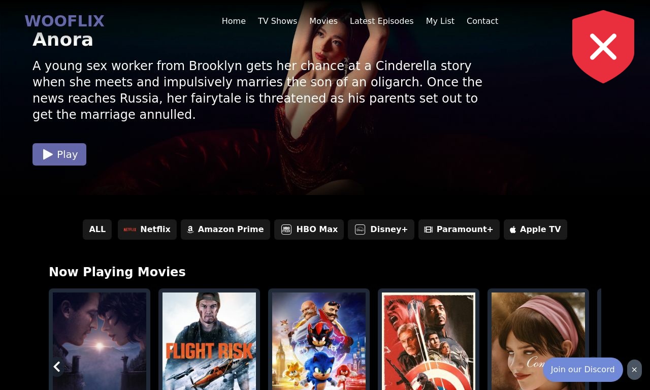 Wooflix free streaming platform - watch HD movies online